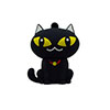 Maycom - Mayoristas en computación - USB 16GB 3D GATO NEGRO