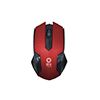 Maycom - Mayoristas en computación - MOUSE USB 1000 DPI ROJO AMBIDIESTR BRX