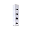 Maycom - Mayoristas en computación - HUB  V2.0 USB 4 PTOS LARGE BLANCO BROBOT