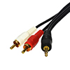 Maycom - Mayoristas en computación - CABLE AUDIO 3.5 MACHO A 2RCA MACHO 3.0M