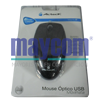Maycom - Mayoristas en computación - MOUSE USB NEGRO MO200 ACTECK 1000DPI