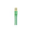 Maycom - Mayoristas en computación - CABLE AUXI CAB-115  3.5 1M VERDE MET VOR