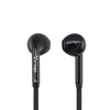 Maycom - Mayoristas en computación - AUDIFONOS EP201 C/MIC-VOL 3.5MM NEGRO VO