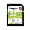 Maycom - Mayoristas en computación - SDHC 32GB CL10 KINGSTON CANVAS SELECT UH