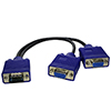 Maycom - Mayoristas en computación - CABLE DIV VGA MACHO A  2 VGA HEMBRA .20M
